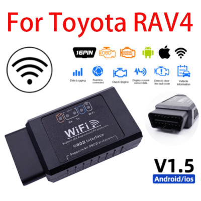 WiFi OBD2 ELM 327 Auto Scanner Werkzeug Android iOS Fehlercodeleser passend für RAV4
