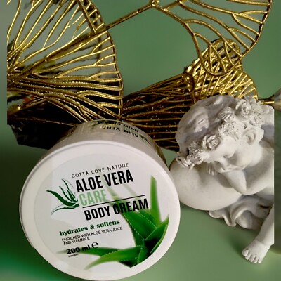 Aloe Vera Care & Body Cream mit Aloe Vera Extrakt Creme Körper Body 200 ml NEU