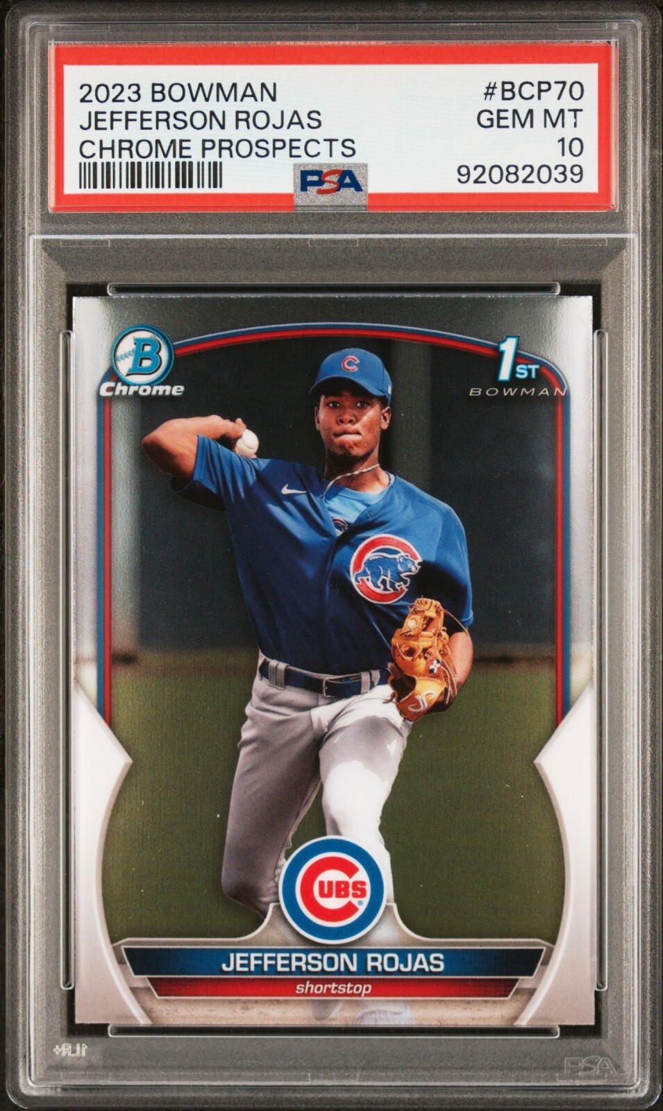 2023 Bowman Chrome BCP70 Jefferson Rojas PSA 10