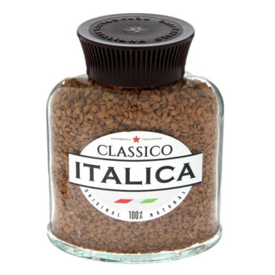 SOBRANIE COFFEE CLASSICO ITALICA Original Freeze Dried INSTANT GLASS 100g