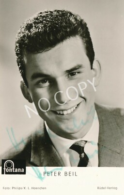 100% Original Autogramm Autograph Karte handsigniert Peter Beil J1.68