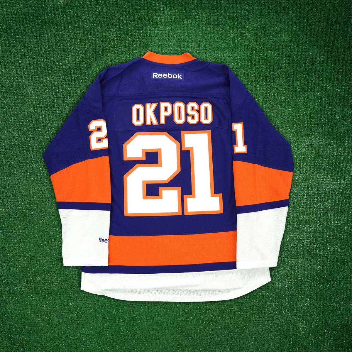 2015 16 Kyle Okposo New York Islander NHL Reebok Men s Home Blue