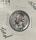 1954 Washington Silver Quarter Toned-Toning #1015015