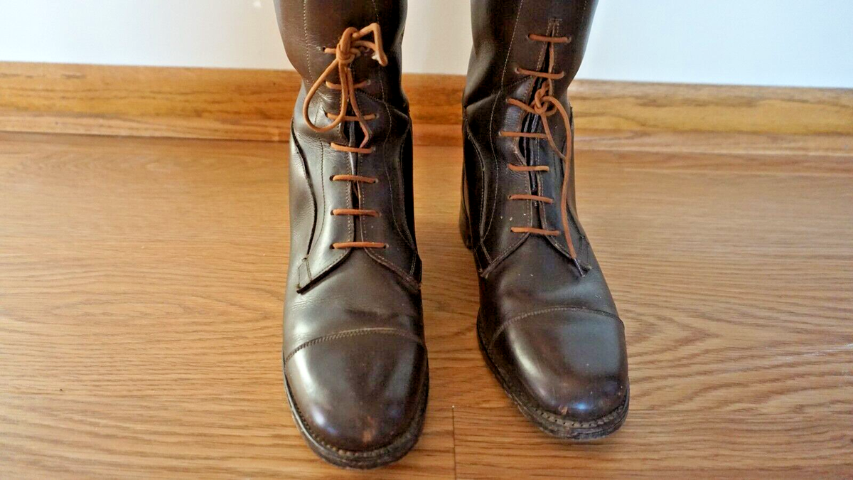 Bottes D'équitation Marlborough Pour Femme, Vintage, Taille 5 C