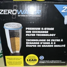 ZeroWater ZR-001 5 Stage Replacement Filter - 2 Pack