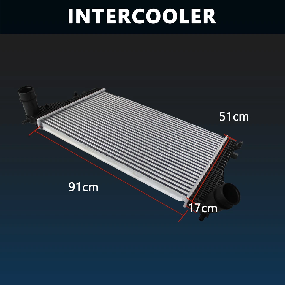 Intercooler enfriador de aire de carga para Volkswagen Passat 2009-2010 y 2012-2014 2,0 L Foto 3 de 4