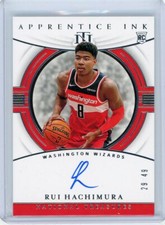 2019/20 Panini National Treasures Apprentice Ink Auto #AI-RHM Rui Hachimura