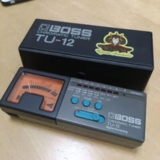 Boss TU-12 Chromatic Tuner Guitar and Bass Portable Tuner Used tested Japan