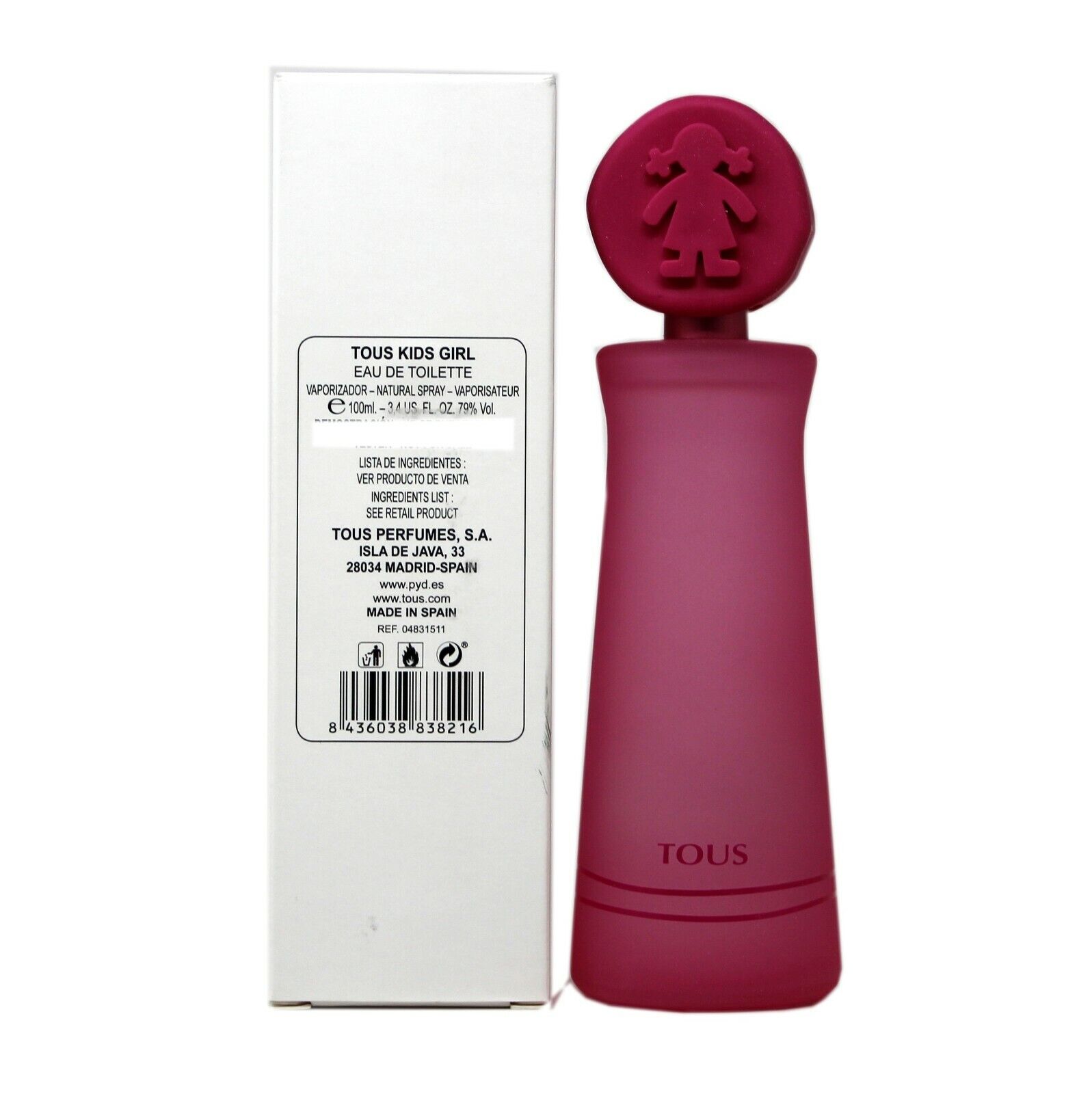 TOUS KIDS GIRL EAU DE TOILETTE NATURAL SPRAY 100 ML/3.4 FL.OZ. (T) | eBay