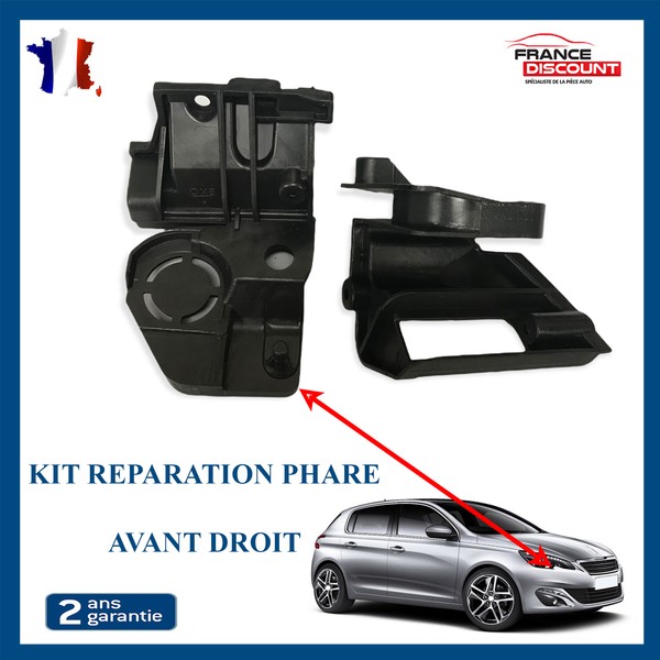 Pfote Festsetzung Scheinwerfer Rechts Nuckel FüR Peugeot 308 Ii - 9807657780-image