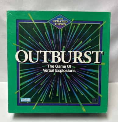 Vintage OUTBURST The Game Of Verbal Explosion 1994 Parker Brothers