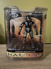 Figura Spartan Soldier CQB Silver Halo 3 Serie 1 2008 McFarlane *NUEVO*