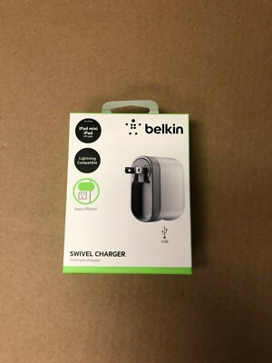 NEW Belkin Swivel Charger 2.1 amp 10W  IPad mini, IPad 4th generation F8J001TT 