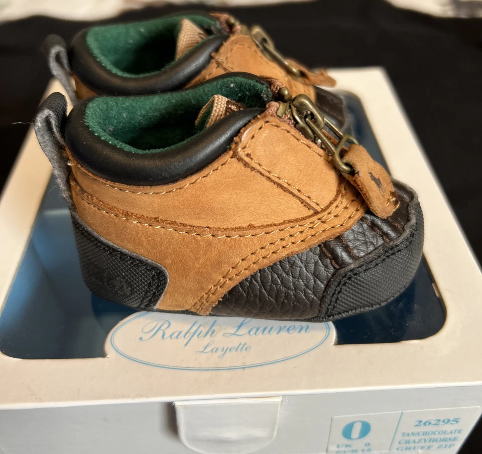 Ralph Lauren男童0码短靴 — 第 2/4 张图片