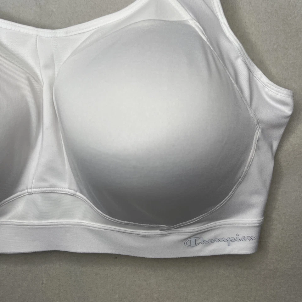 Sujetador Champion 44DDD Sports Plus Control de Movimiento Blanco Con Aros Alto Impacto QB1527 Foto 3 de 4
