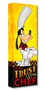 Goofy Disney Fine Art Tim Rogerson Ltd Ed TOC Print Don't Trust a Skinny Chef