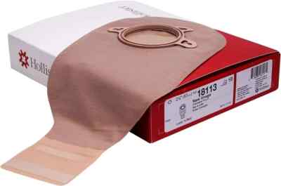 10 Count 18113 New Image Drainable 12''L 2pc System Colostomy Pouch 2.25'' Flange