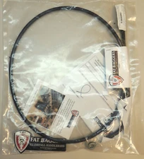 Fat Baggers Inc. '21-23 Harley Touring EZ Install Black Upper Clutch Cable +10"