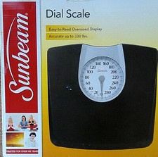 Sunbeam SAB602-05 Full View Dial Analog Scale Display Up To 330 lbs