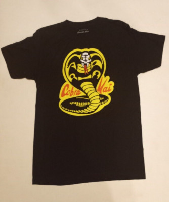 Cobra Kai T-Shirt SZ M First Strike Black Crew Neck