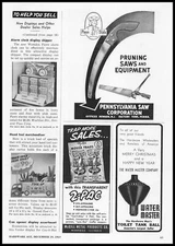 1957 Pennsylvania Saw Corporation York PA Pruning Saws Vintage Print Ad