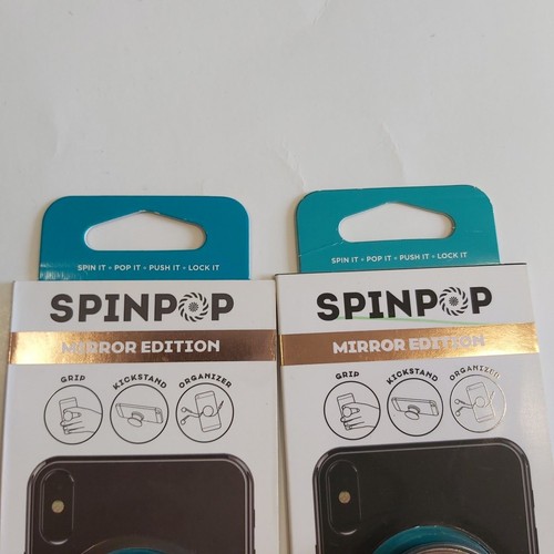 10-pack SPINPOP Mirror Edition Rose Gold phone grip stand cable organizer - Photo 7 sur 7