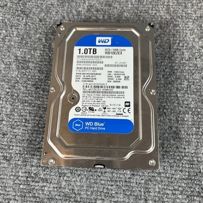 WD Blue WD10EZEX 1TB 3.5  Internal HDD SATA 7200RPM 2017 Untested AS-IS