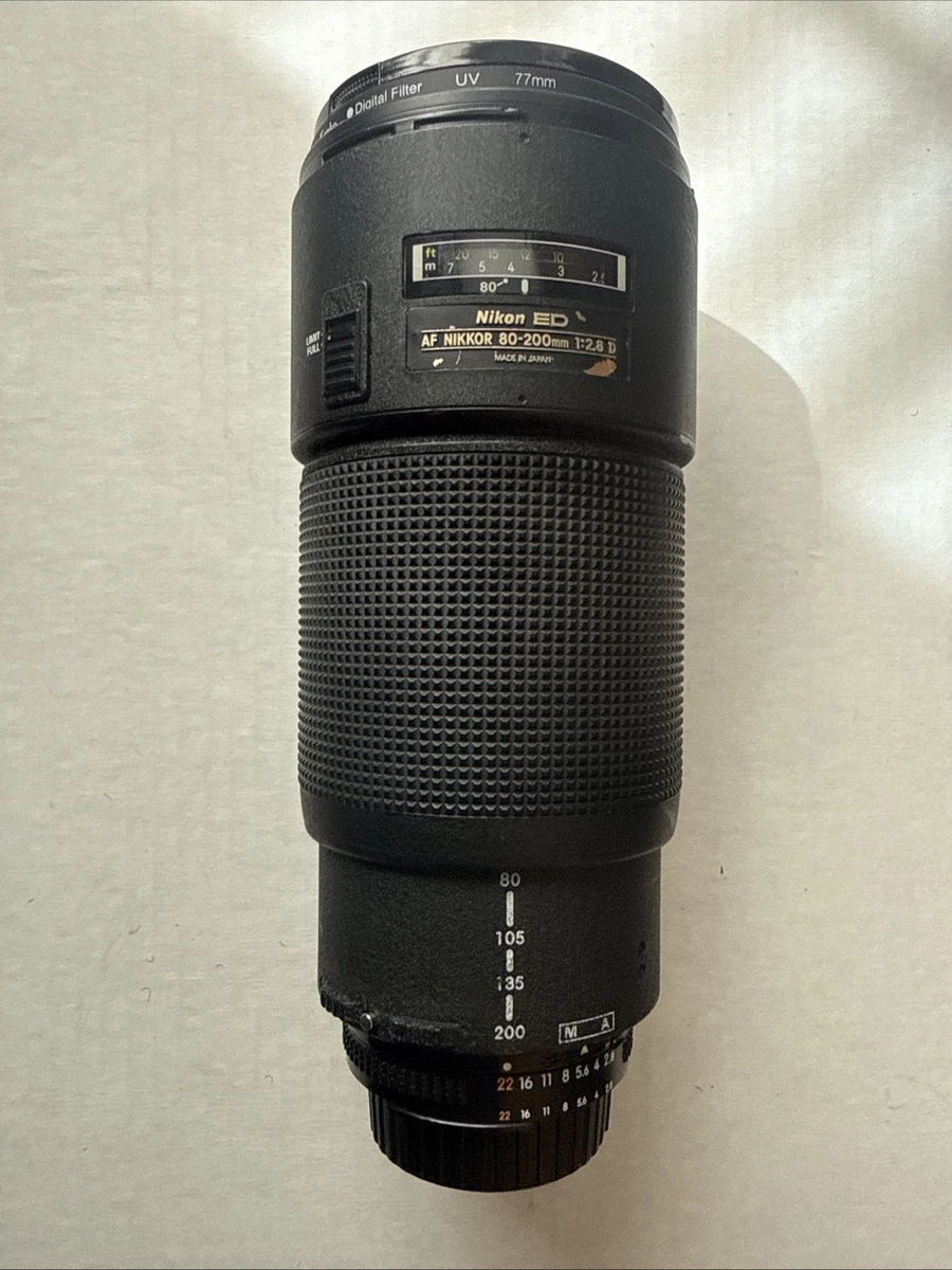 極美品 Nikon AF ED NIKKOR 80-200mm F2.8 Nikon AF FX NIKKOR 80-200mm f/2.8D ED Zoom Lens with Auto Focus