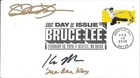 Bruce Lee First Day Cover Seattle February 2026 Signed x3 Stamp Cancelled Unused