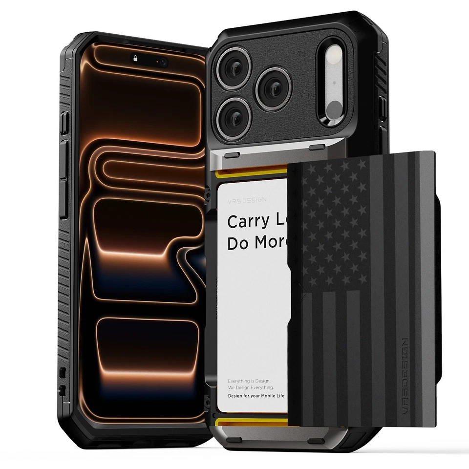 For iPhone 17 Pro Case VRS [Damda Glide Pro] with Semi Auto Wallet Holder - Image 2 of 4