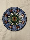 Vintage Talavera Pottery Decorative Wall Plate  8.5" Signed T Cansino Puebla Mex — photo 1