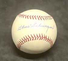 Charlie Gehringer Signed Autographed Bobby Brown Official American League Ball