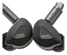 BQEYZ Topaz Gray 4.4mm plug Earphones 9373 Tested  Works