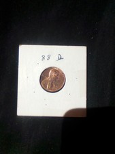 1988 D Penny