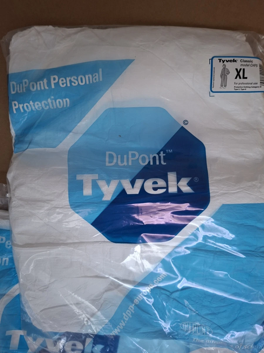 Lote 5 Mono Buzo Desechable DuPont Tyvek