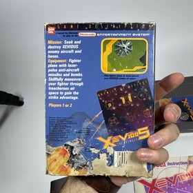 Gioco Nintendo NES Xevious The Avenger CIB completo di scatola 