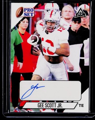2021 Pro Set College Football #PS-GSJ Gee Scott Jr. Autographs