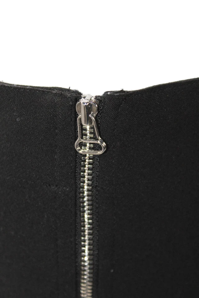 Elizabeth and James Womens High Rise Zipper Ankle Skinny Leg Pants Black Size 4 - Image 4 of 4