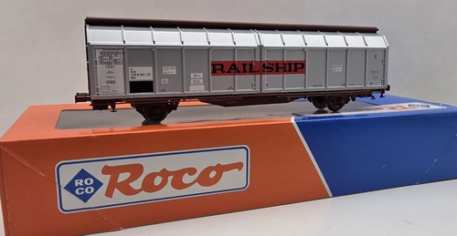 Roco H0 47451 Schiebewandwagen "Railship" DB NEU UNBESPIELT m.OVP TOP  | Zustand: Neu