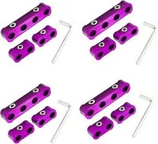 12-piece Spark Plug Wire Separator And Holder Set For 8mm 9mm 10 Color Violet