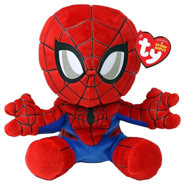 Ty Spiderman Marvel Avengers Beanie Babies ReguläRe Weich PlüSch Spielzeug-image