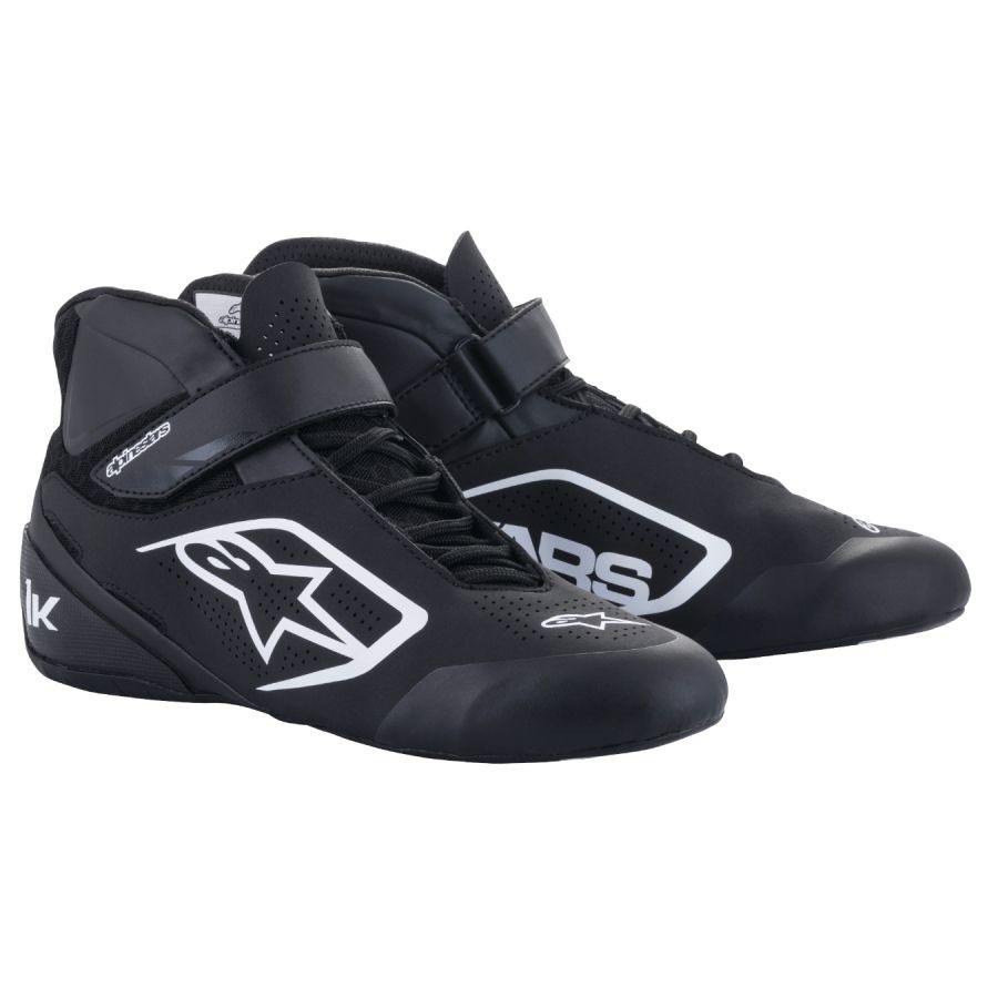 Chaussures Karting TECH-1 K V2 Alpinestars en Noir et Blanc Taille 42