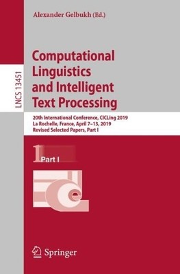 Computational Linguistics and Intelligent Text Processing - 9783031243363