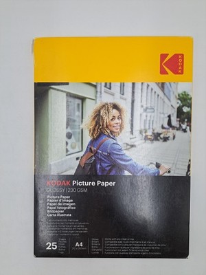 KODAK Picture Paper - Glänzendes Fotopapier, Pack mit 25 Blättern