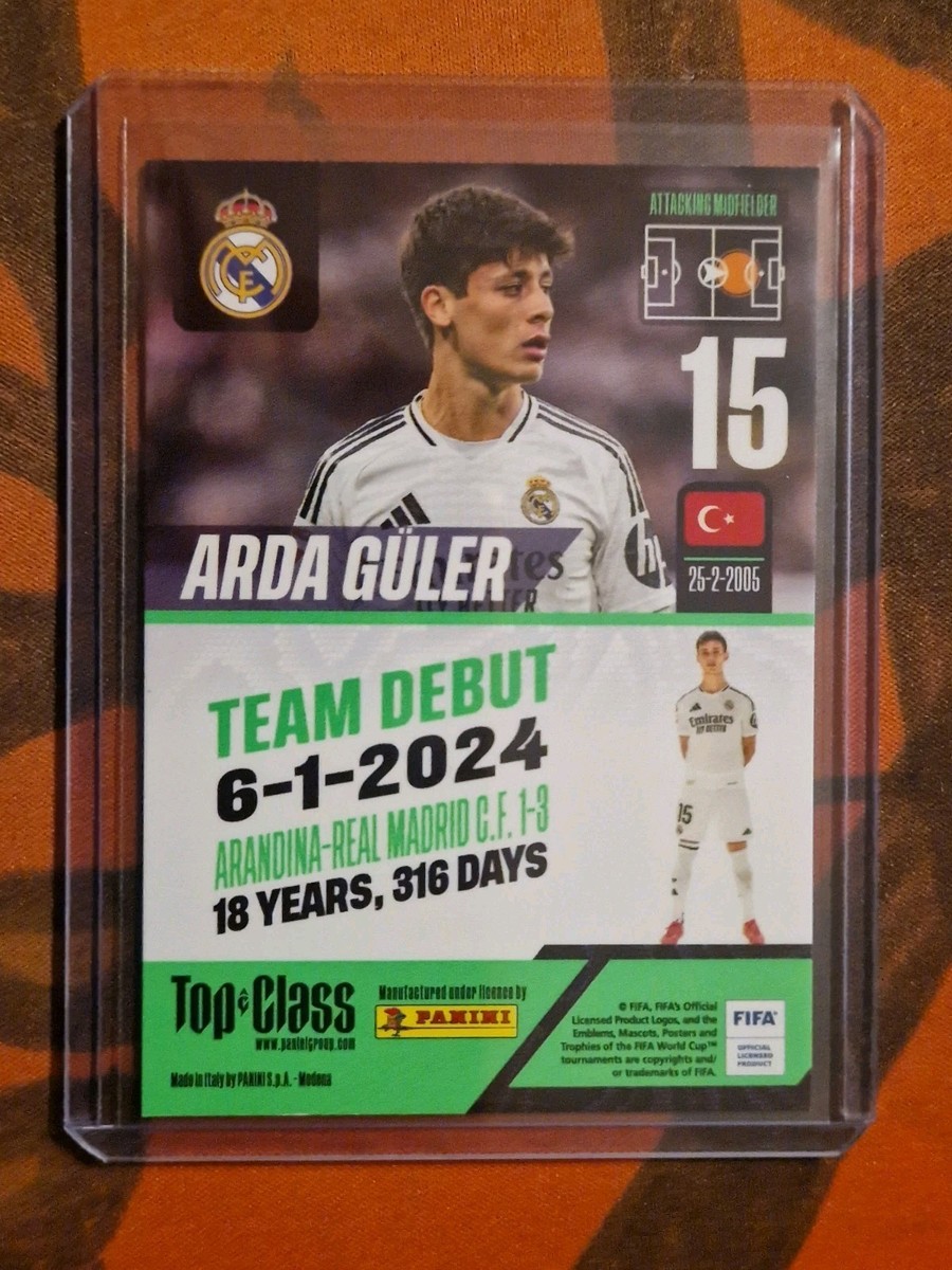 サッカーカード ARDA GULER 2025 Panini FIFA TOP CLASS Soccer Collection