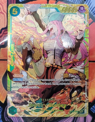 Jewelry Bonney OP12-118 Secret Rare One Piece Card English Legacy