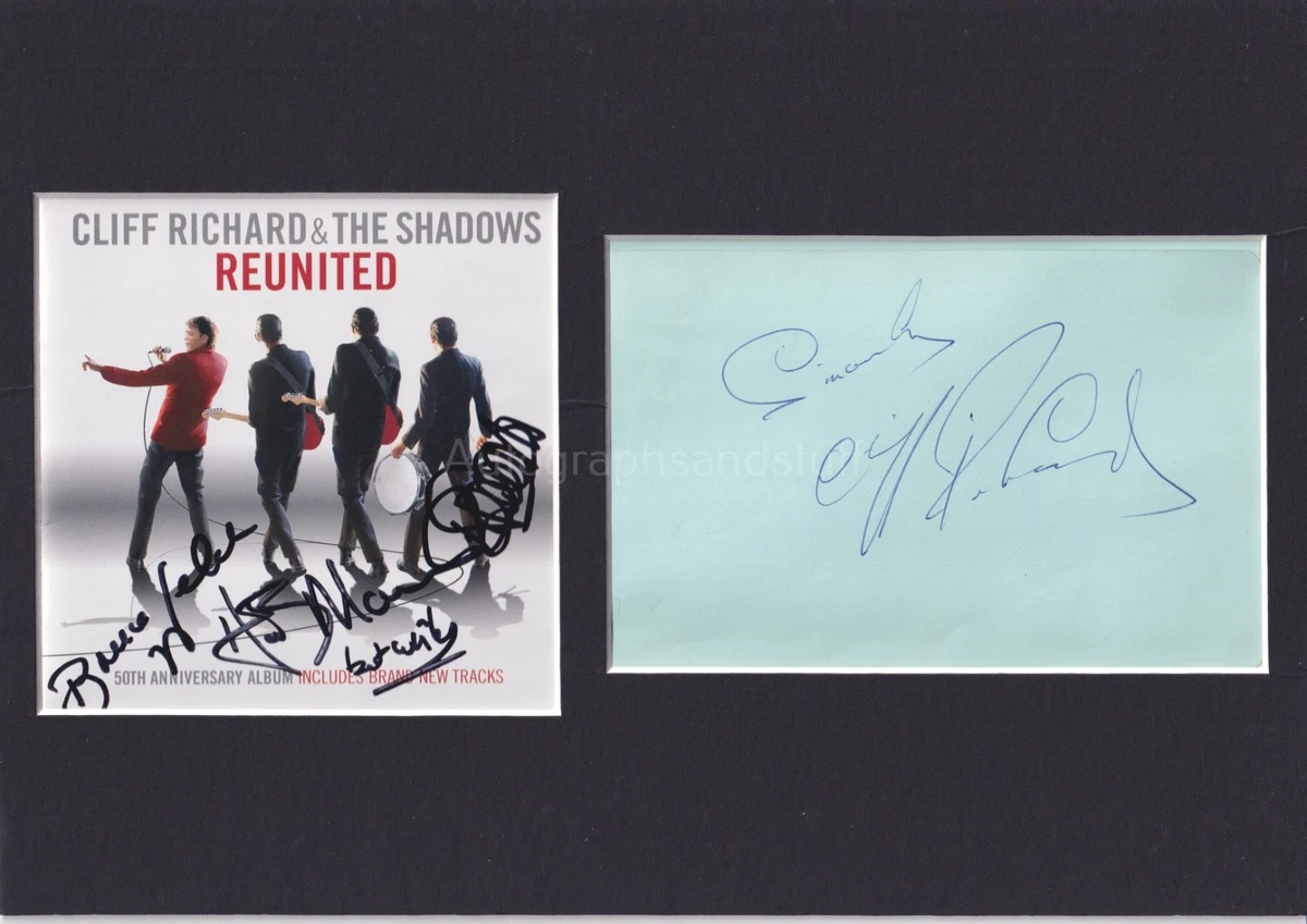 The Shadows Signed in Collectable Certified Original Music