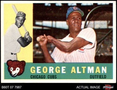1960 Topps #259 George Altman Cubs 7 - NM