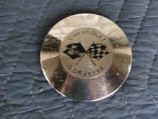 1956-62 Corvette Original Steering Wheel Horn Button Gm 760805 1956-62 Corvette Original Steering Wheel Horn Button Gm 760805