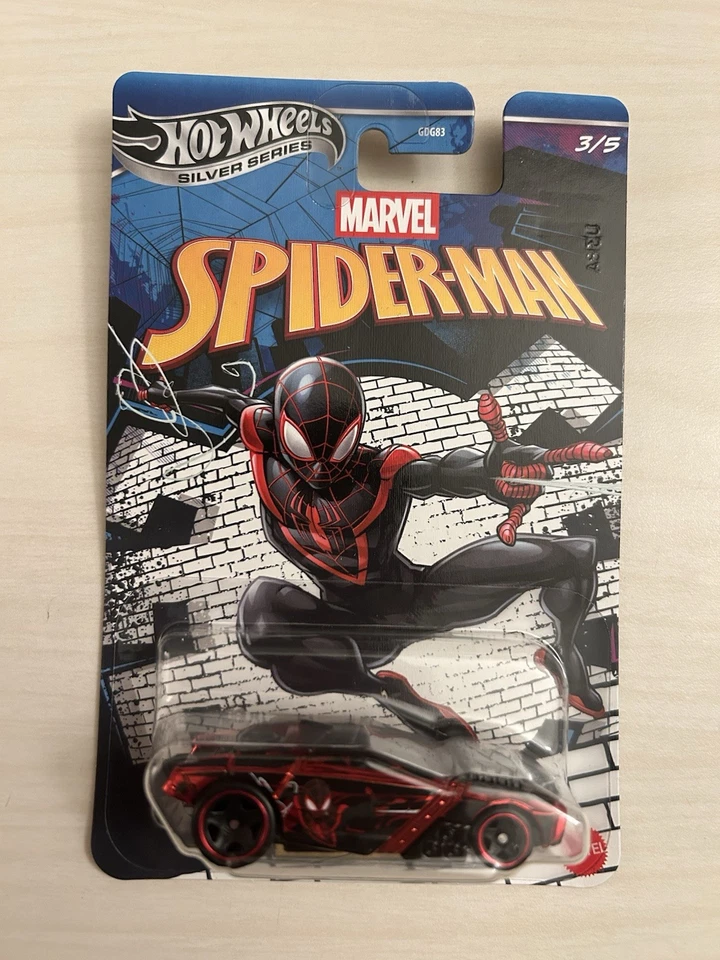 2026 Hot Wheels Exclusive Silver Series Marvel Spider-Man set of 5 - Image 4 of 4